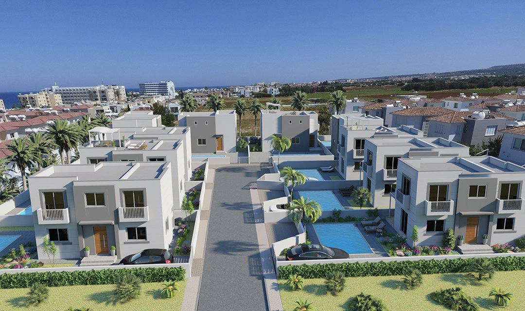 Resort-style villas in Famagusta, Cyprus