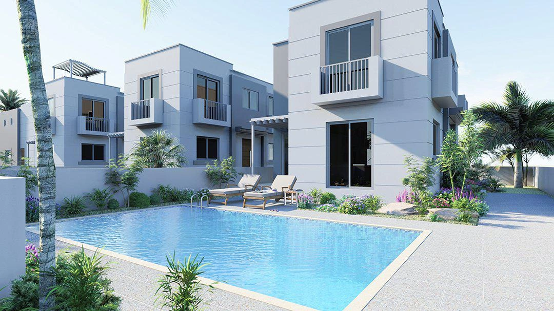 Resort-style villas in Famagusta, Cyprus