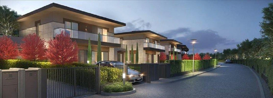 فلل في مجمع سكني حديث في إسطنبول، تركيا