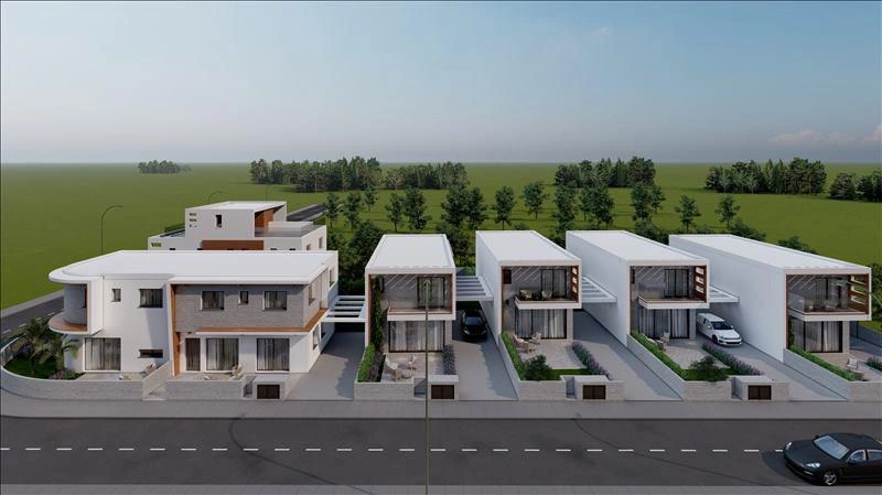 塞浦路斯帕福斯住宅社区内的别墅