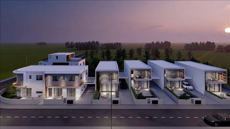 塞浦路斯帕福斯住宅社区内的别墅