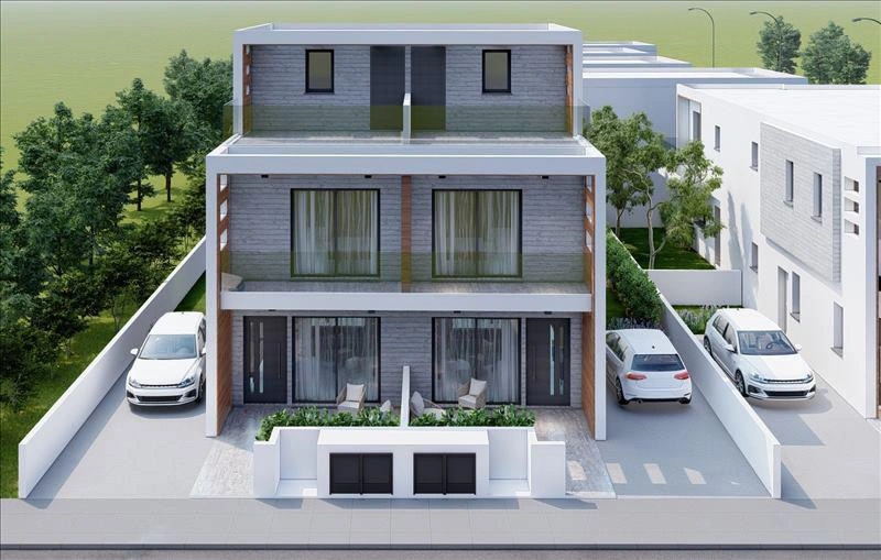 塞浦路斯帕福斯住宅社区内的别墅