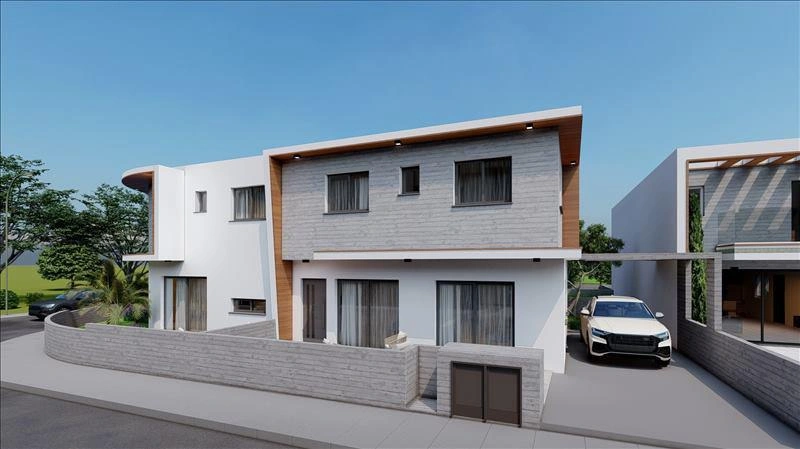 塞浦路斯帕福斯住宅社区内的别墅