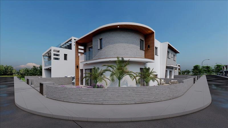 塞浦路斯帕福斯住宅社区内的别墅