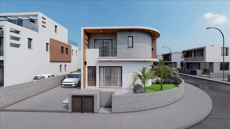 塞浦路斯帕福斯住宅社区内的别墅