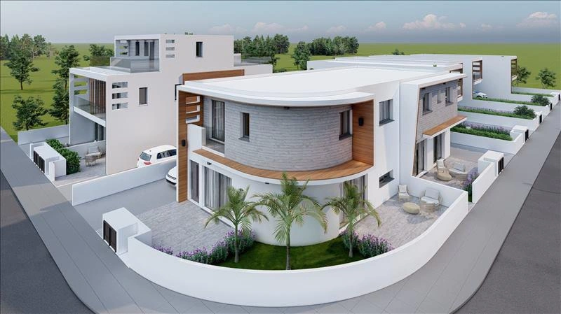 塞浦路斯帕福斯住宅社区内的别墅