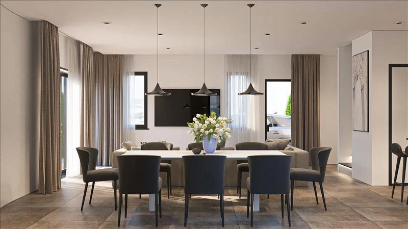 塞浦路斯帕福斯住宅社区内的别墅