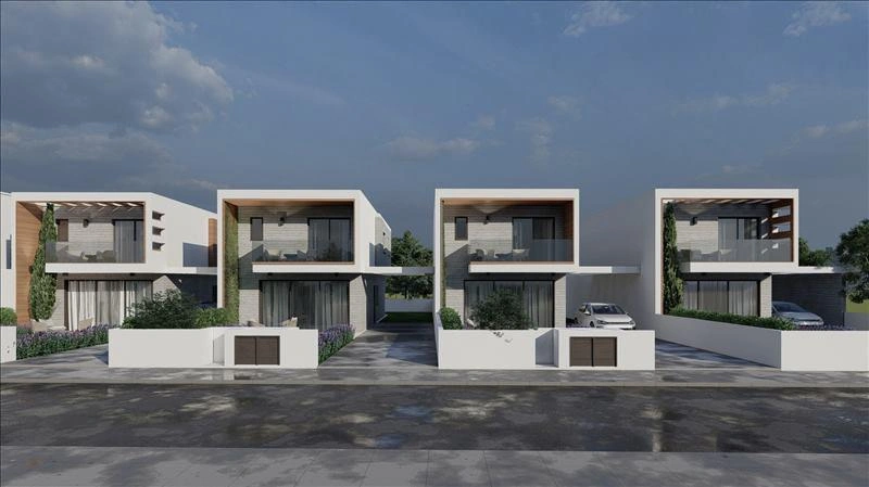 塞浦路斯帕福斯住宅社区内的别墅