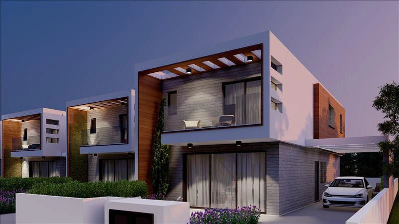 塞浦路斯帕福斯住宅社区内的别墅