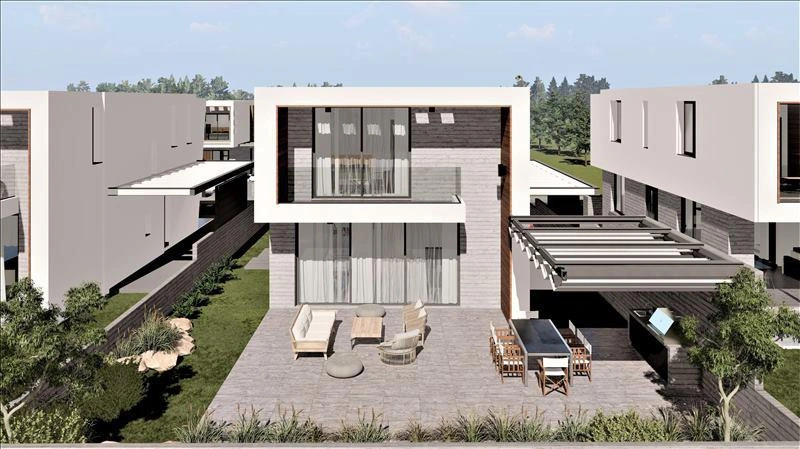 塞浦路斯帕福斯住宅社区内的别墅