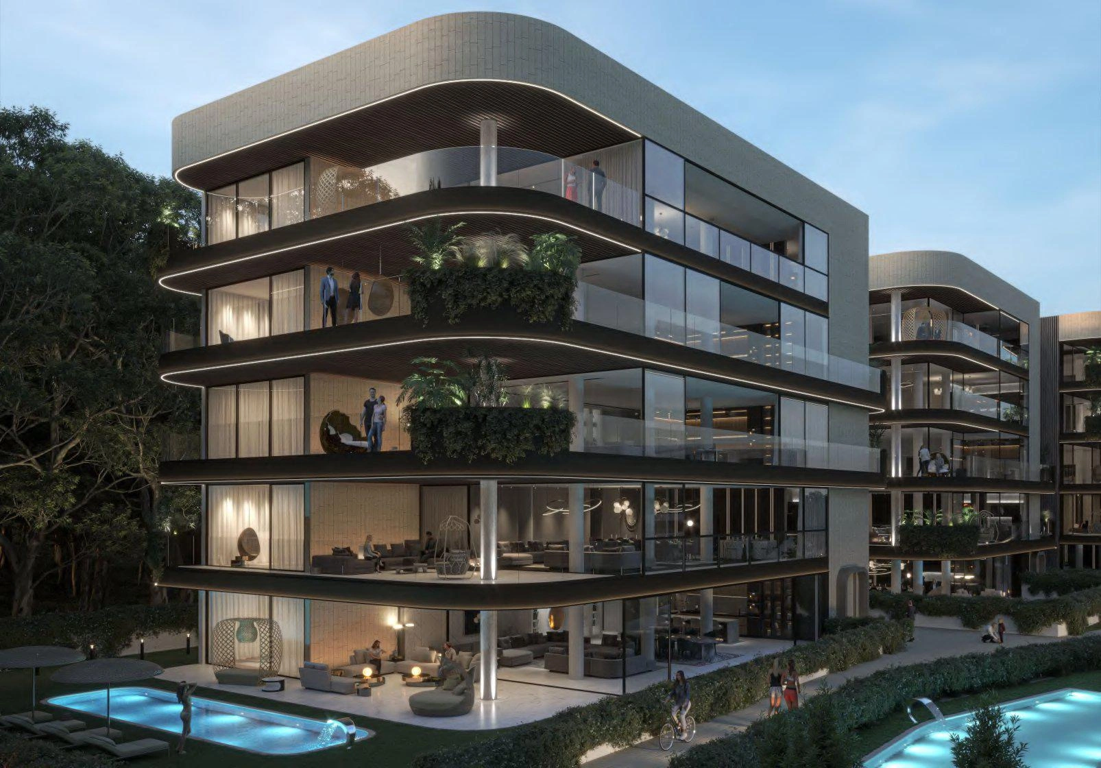 Apartments and villas in a new development project in Nicosia, Cyprus