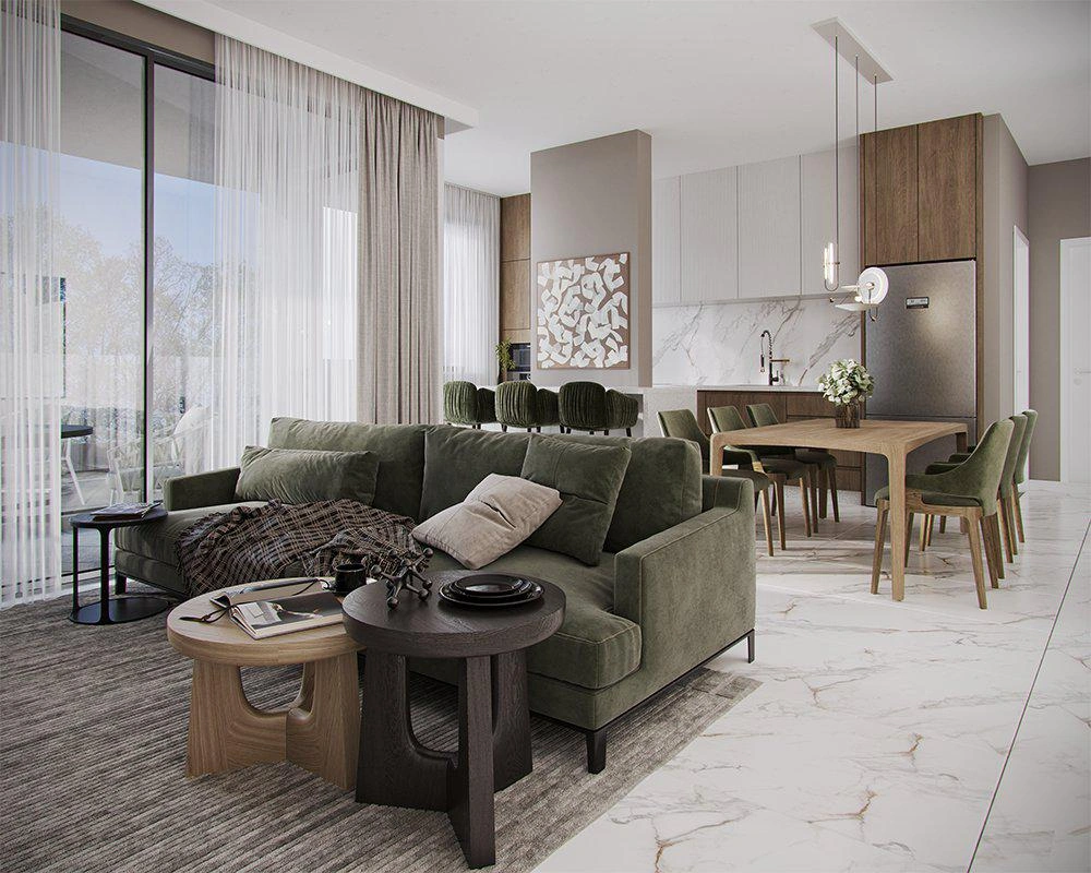 Apartments in a residential complex in Paphos, Cyprus