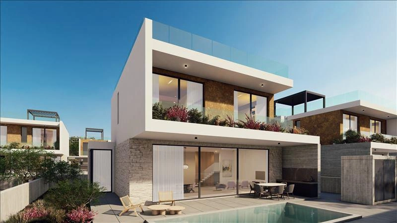 Villas dans un nouveau projet immobilier à Paphos, Chypre