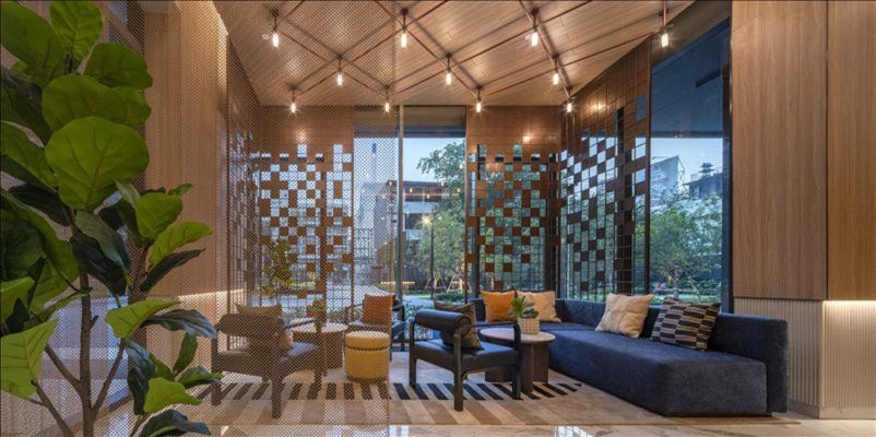 Apartments in a residential complex in Thonglor, Bangkok, Thailand