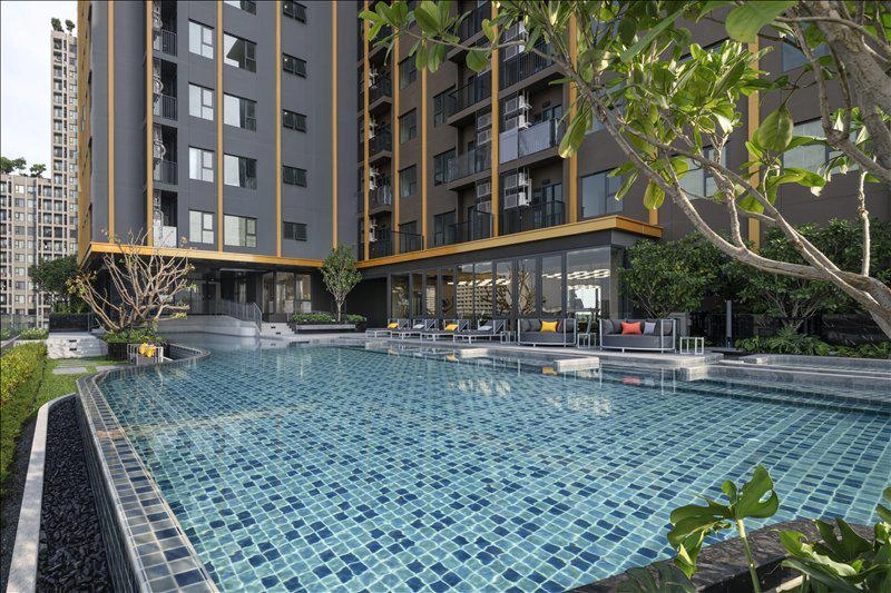 Apartments in a residential complex in Thonglor, Bangkok, Thailand