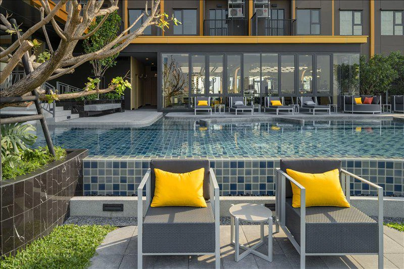 Apartments in a residential complex in Thonglor, Bangkok, Thailand