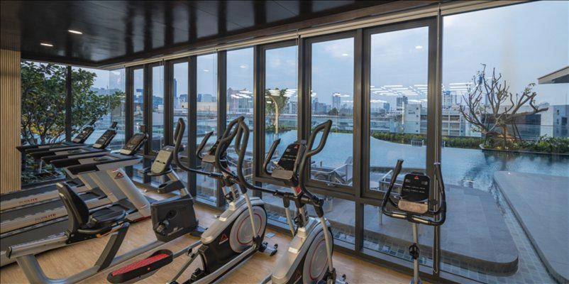 Apartments in a residential complex in Thonglor, Bangkok, Thailand