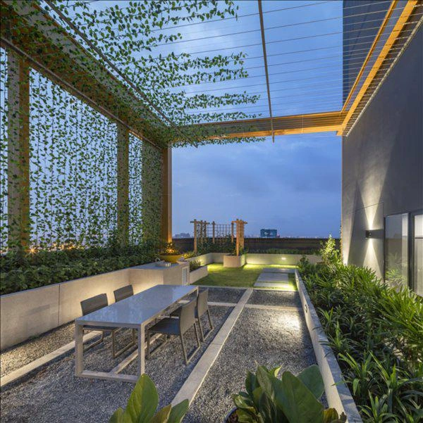 Apartments in a residential complex in Thonglor, Bangkok, Thailand