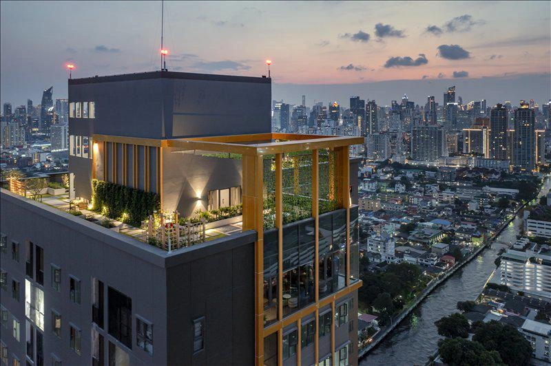 Apartments in a residential complex in Thonglor, Bangkok, Thailand