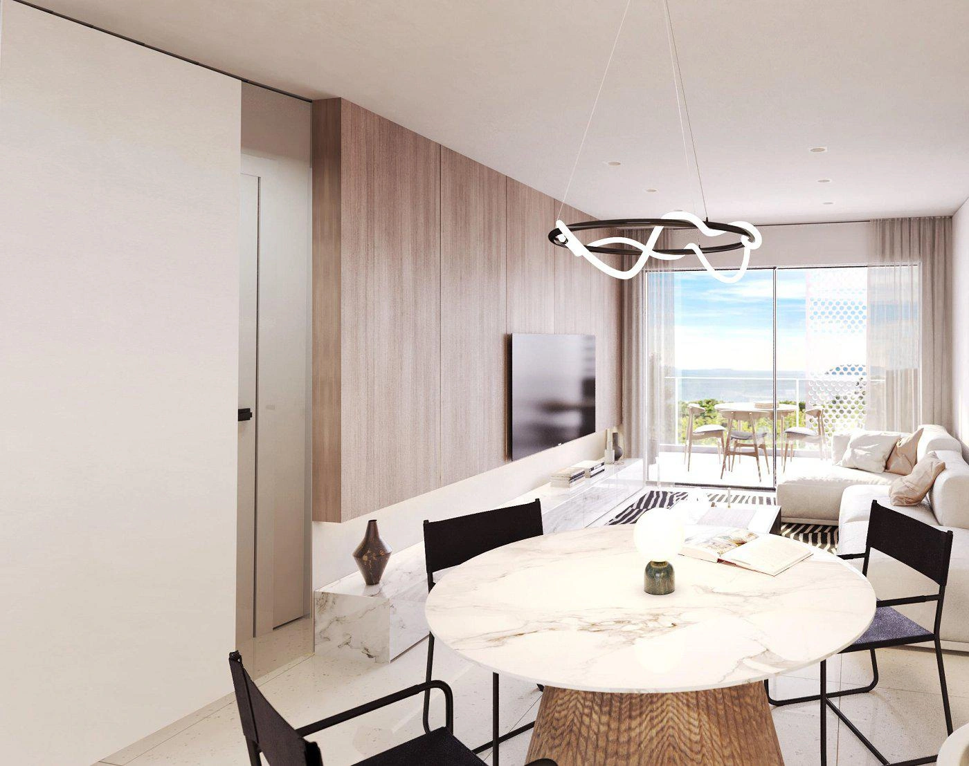 Duplex in a modern residential complex in Attica, Greece