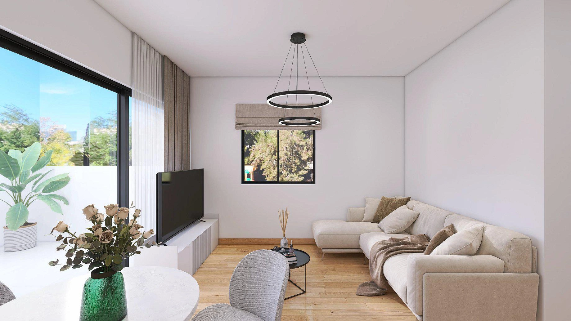 Apartments in a new residential complex in Attica, Greece