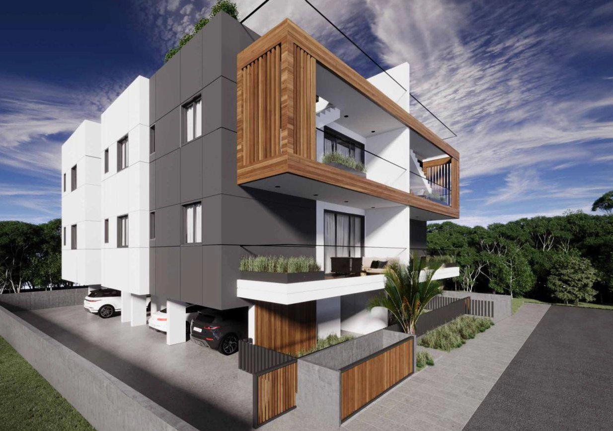 Apartments in a modern residential complex in Larnaca, Cyprus
