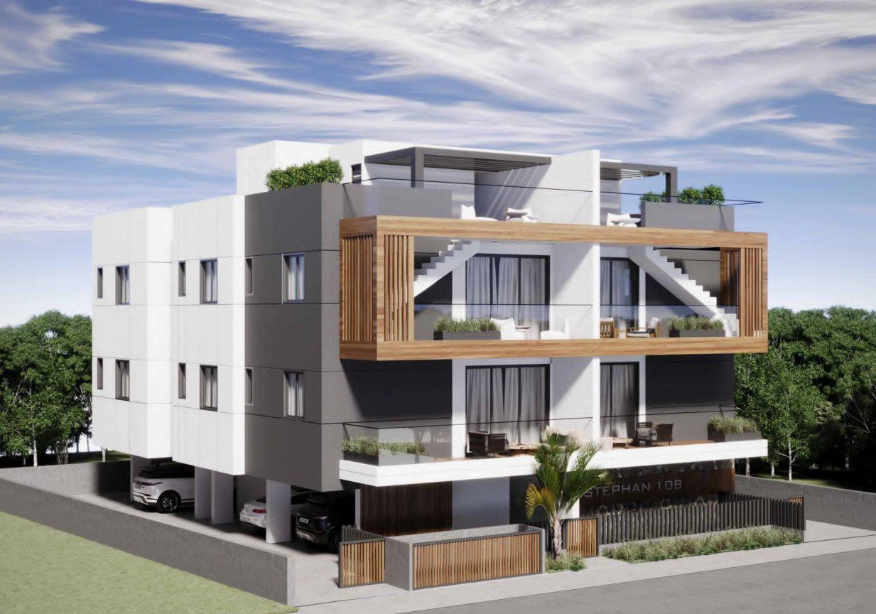 Apartments in a modern residential complex in Larnaca, Cyprus