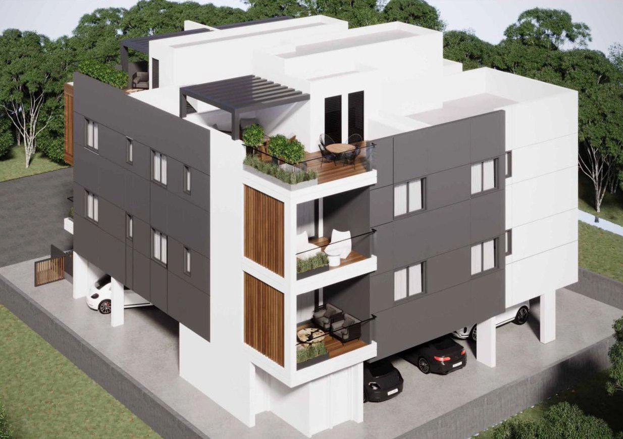 Apartments in a modern residential complex in Larnaca, Cyprus