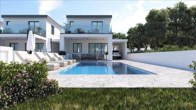 Villas in a residential complex in Larnaca, Cyprus