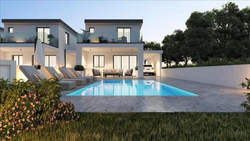 Villas in a residential complex in Larnaca, Cyprus