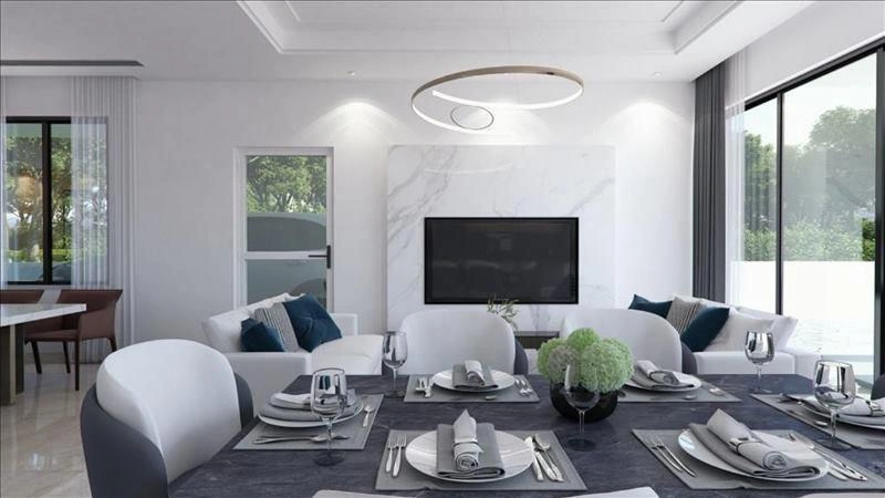 Villas in a residential complex in Larnaca, Cyprus