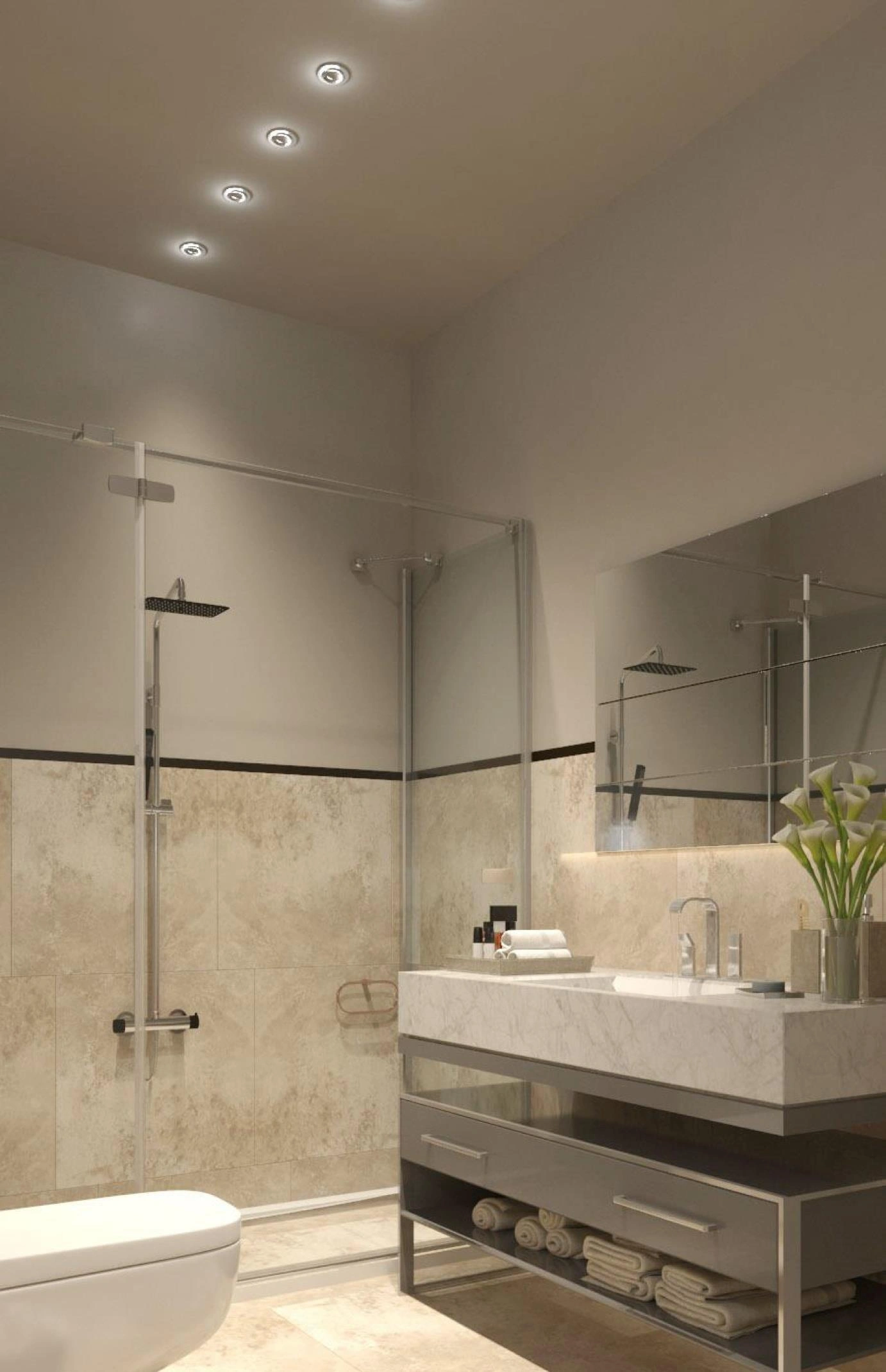 Duplex apartments in a residential complex in Attica, Greece