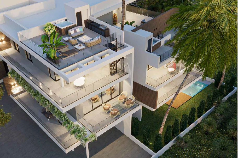 Apartments in a new residential complex in Larnaca, Cyprus