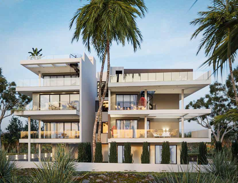 Apartments in a new residential complex in Larnaca, Cyprus