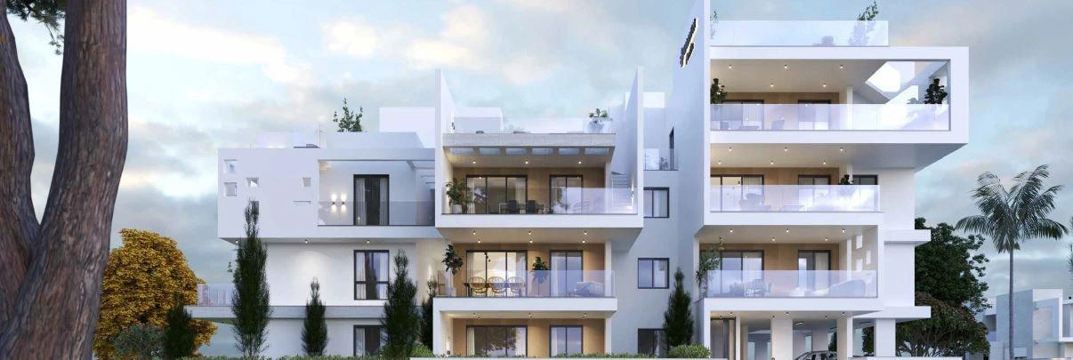 آپارتمان در مجتمع مسکونی کمارتفاع در لارناکا، قبرس