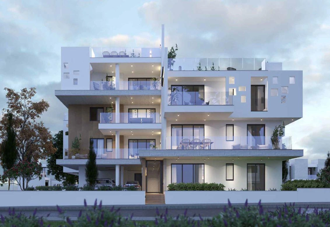 آپارتمان در مجتمع مسکونی کمارتفاع در لارناکا، قبرس