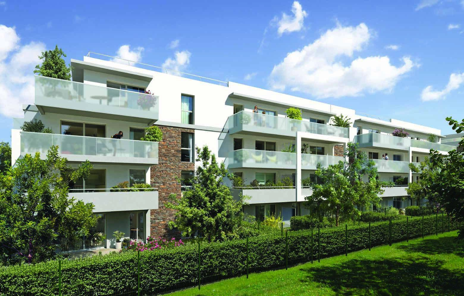 位于法国普罗旺斯-阿尔卑斯-蓝色海岸的现代住宅小区公寓