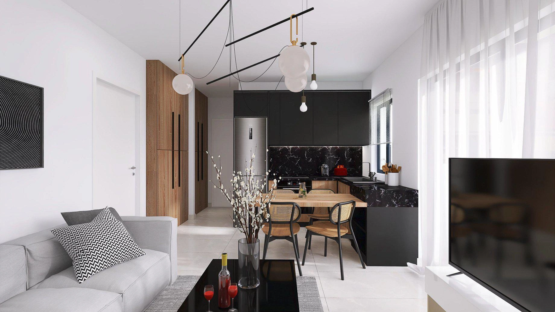 Apartments in a new residential complex in Attica, Greece