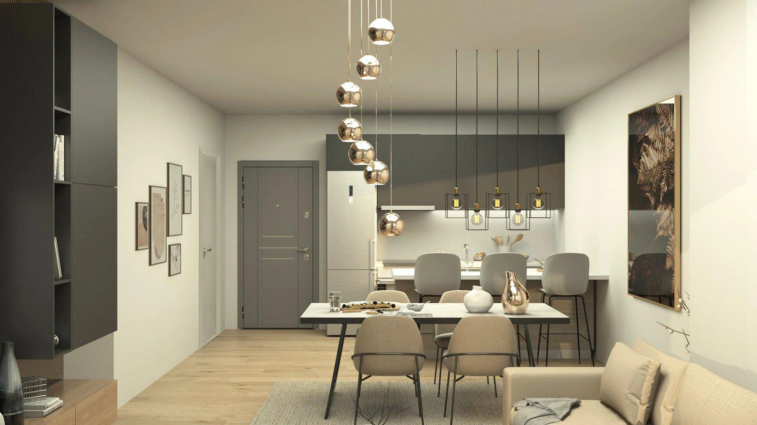 Apartments in a new residential project in Chalandri, Greece