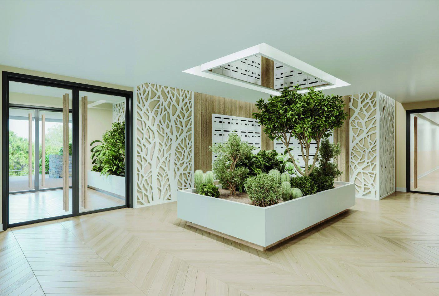 法国普罗旺斯-阿尔卑斯-蔚蓝海岸大区现代住宅小区公寓