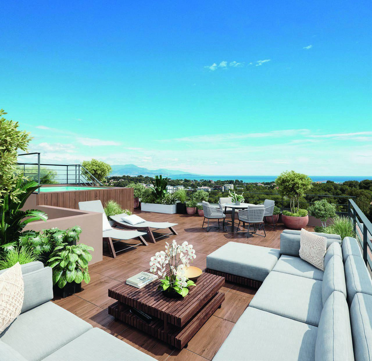 法国普罗旺斯-阿尔卑斯-蔚蓝海岸大区现代住宅小区公寓