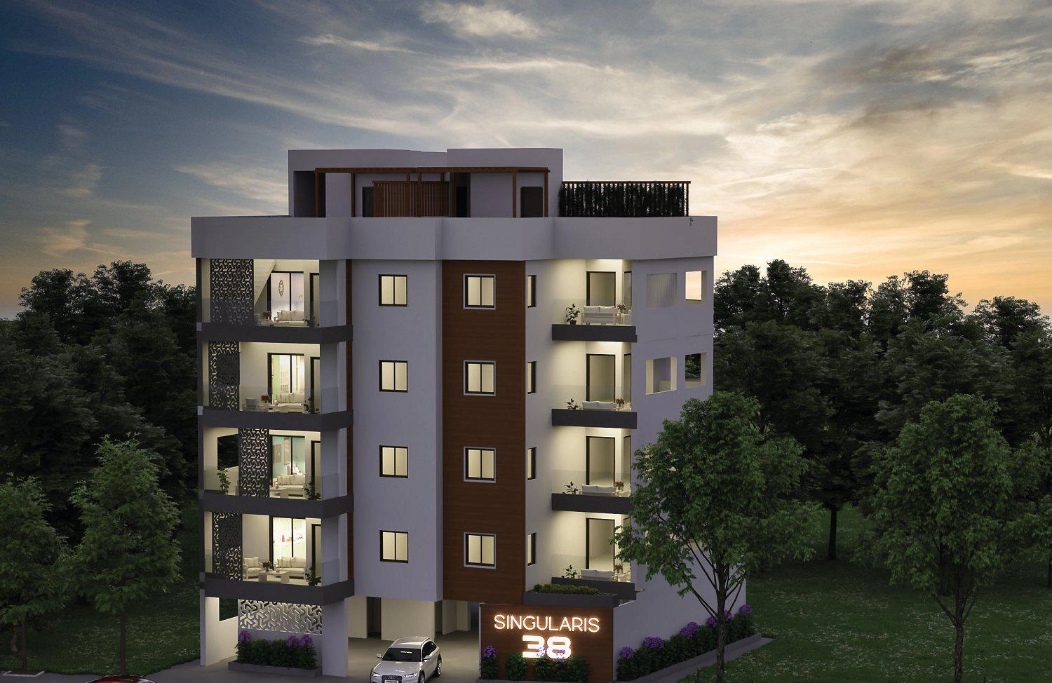 塞浦路斯拉纳卡:靠近海滩与市中心的低层住宅公寓