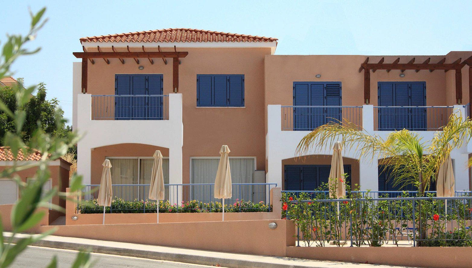 وحدات تاون هاوس في مجمع سكني بالقرب من شواطئ رملية في بافوس، قبرص