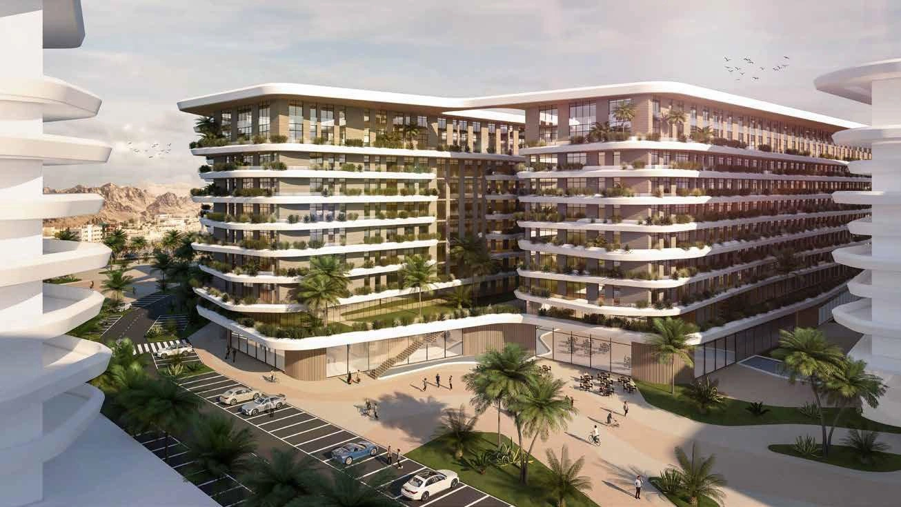 Apartments in a residential complex in Muscat, Oman