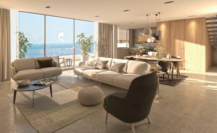 آپارتمانها در یک مجتمع مسکونی نزدیک ساحل مککنزی در لارناکا، قبرس