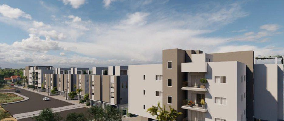Apartments in a modern residential complex in Larnaca, Cyprus