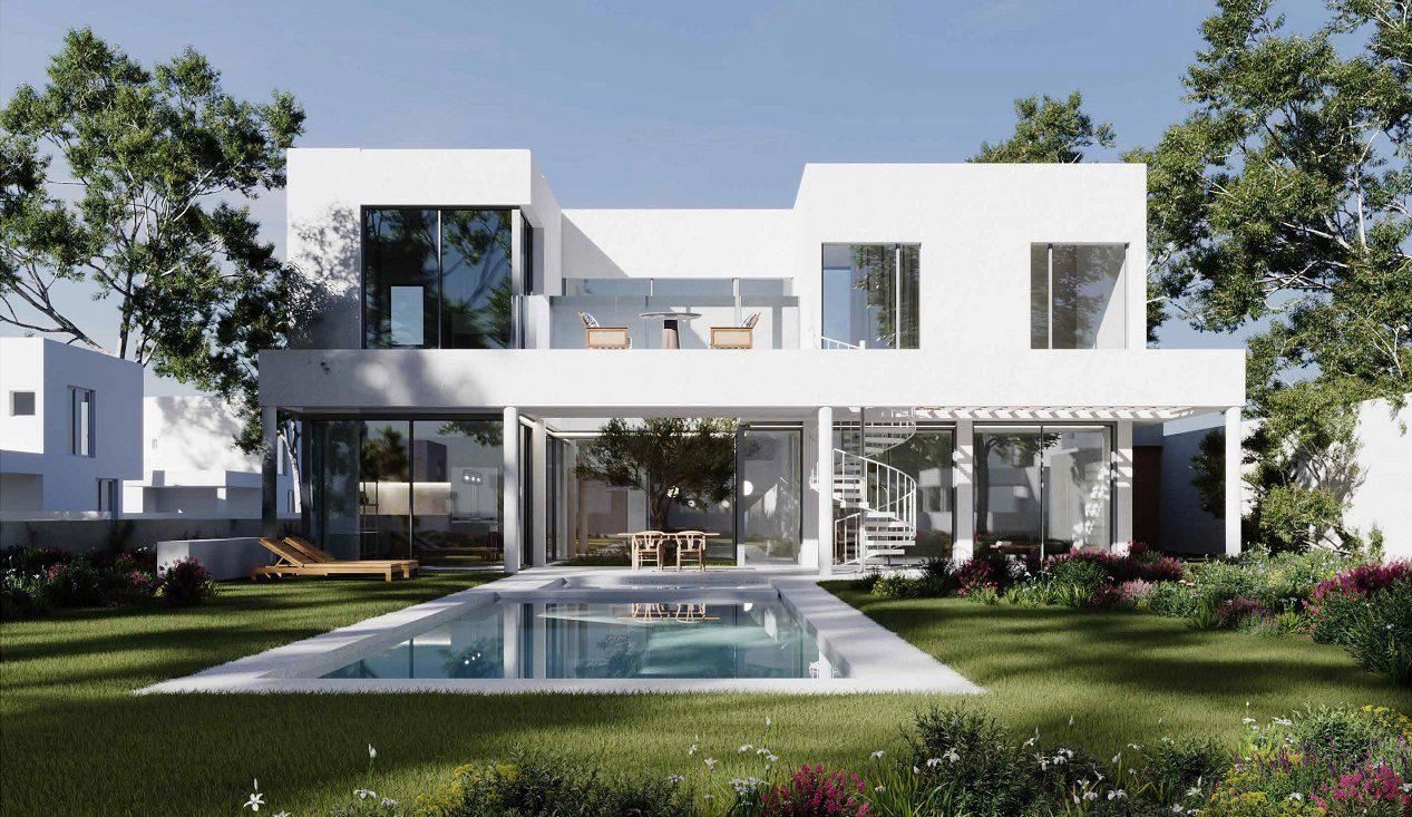 Ville in un nuovo complesso residenziale a Larnaca, Cipro