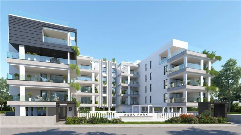Apartments in a modern residential complex in Larnaca, Cyprus