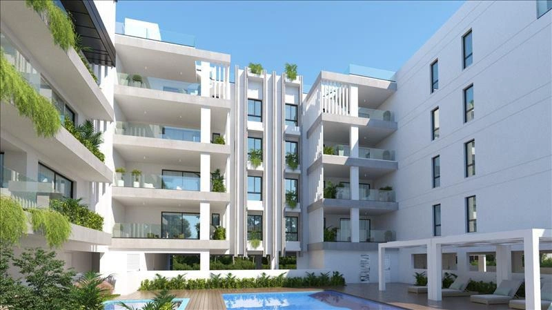 Apartments in a modern residential complex in Larnaca, Cyprus