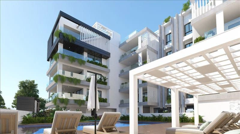 Apartments in a modern residential complex in Larnaca, Cyprus